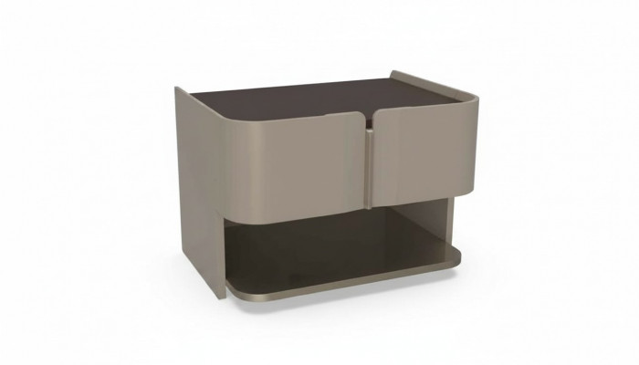 Grau Design Nuetsdësch Konsole Niewendëscher Schlofkummer Holz Luxus