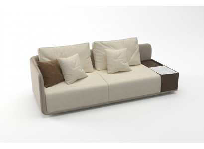 Luxus Canapé Dräisëtzer Canapé Modern Polster 3 Sëtzer Stoff Canapéen Miwwelen