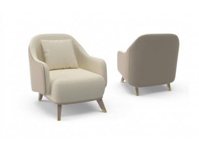 Sëtz 1 Sëtz Polstersofa Design Luxus Textil Canapé wäiss Sofa Nei