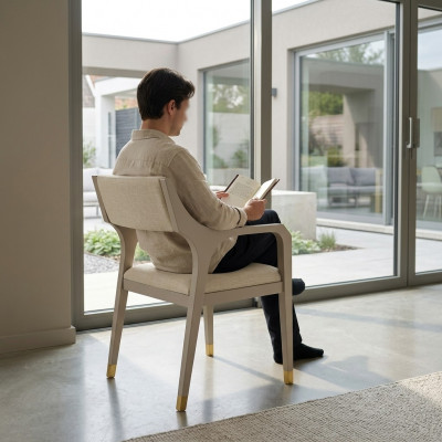 Design-Iesszëmmerstill mat eenzegaarteger Formgebung Stilvoll Modern Nei