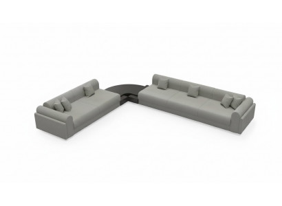 Eckcanapé L-Form Stoff Eckcouch Canapé Polster Premium Canapé Canapée Miwwelen