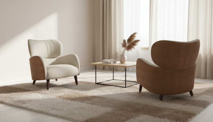 Fautuell Gro Wunnzëmmer Miwwelen Design Modern Luxus Einsëtzer Fernsehsessel