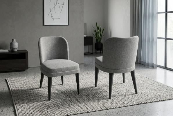 Iesszëmmerstull Luxus Modern Still Textil Design Stull Miwwel Lenstull