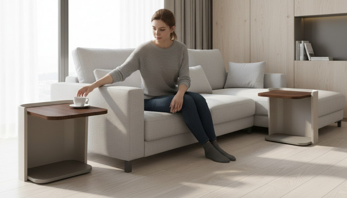 Niewendëschelen Zalennëschelen Design Buedzëmmerdësch Miwwelen Sofadësch Konsollem Nei