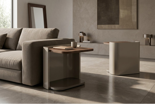 Niewendëschelen Zalennëschelen Design Buedzëmmerdësch Miwwelen Sofadësch Konsollem Nei