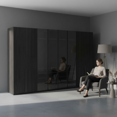 Kleederschaaf Schlofkummer Luxus Schief 8-diereg Schwaarz Schaf