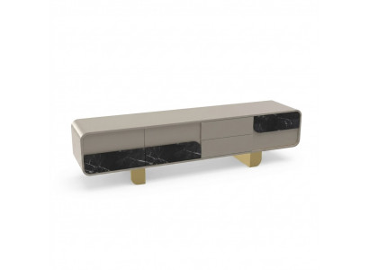 TV Stand RTV Lowboard Klassesch Groms Holz Modern Wunnzëmmer Nei