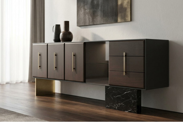 Moderne Sideboard Holz Kommoden Miwwelen Luxus Design TV Ständer nei