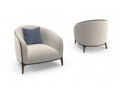 Sëtz Design Canapé 1 Sëtz Textil Lounge Këssen Luxus Sëtz Relax