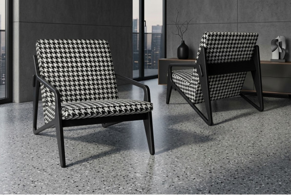 Luxus Fauteuil Wunnzëmmer Textil Fauteuil Modern Design Polsterung Nei