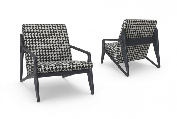 Luxus Fauteuil Wunnzëmmer Textil Fauteuil Modern Design Polsterung Nei