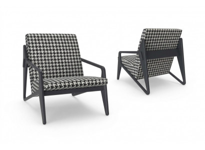 Luxus Fauteuil Wunnzëmmer Textil Fauteuil Modern Design Polsterung Nei