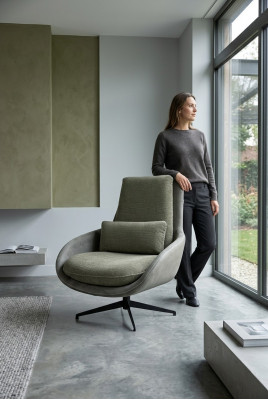 Stilvoll Sëtz Designer Miwwelen fir Wunnzëmmer nei Luxus gréng Faarf