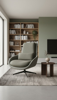 Stilvoll Sëtz Designer Miwwelen fir Wunnzëmmer nei Luxus gréng Faarf