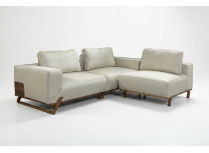 Design Wunnzëmmer Sofa Miwwel Ecksofa Textilpolster Couch L Form Sofae