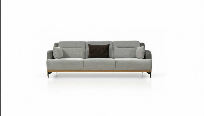 Canapé 3 Plaz Design Canapéë Polstersofaen Stoff Relax Moderne 225cm