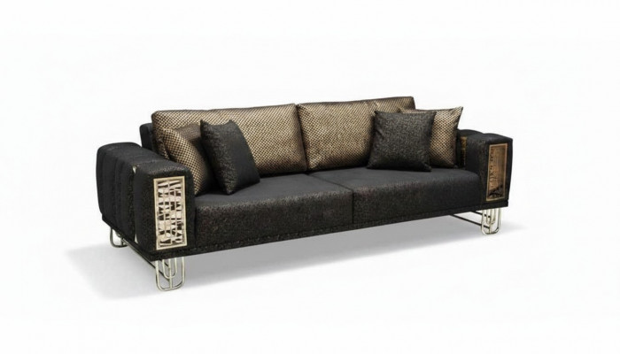 Canapé 3 Plazen Design Canapéen Couchen Canapé 3 Plazen Textil Modern Nei
