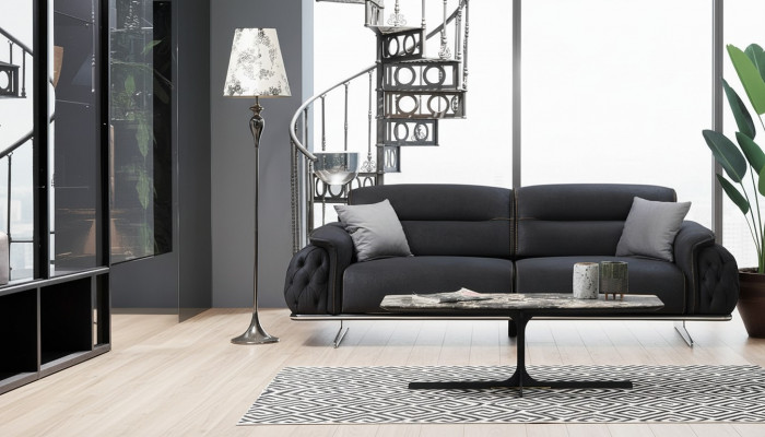 Set Sofa Garnitur 3+1 Sëtzer Polstergarnitur Luxus 2tlg Wunnzëmmer Miwwel Canapé