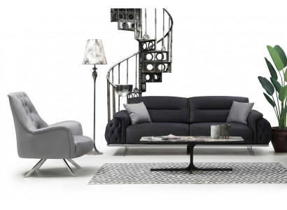 Set Sofa Garnitur 3+1 Sëtzer Polstergarnitur Luxus 2tlg Wunnzëmmer Miwwel Canapé