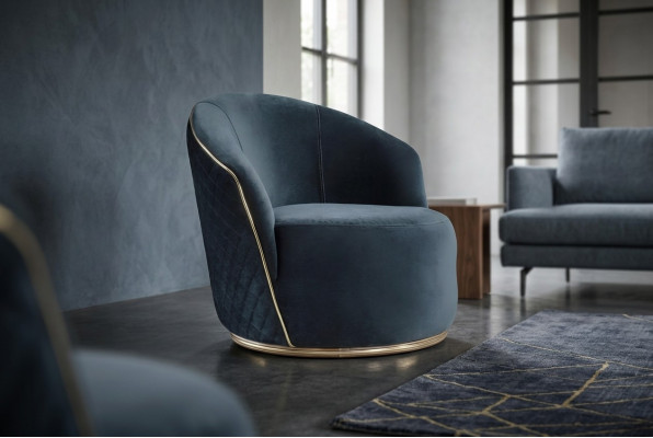Luxus Fautuell Polster Relax Lounge Club Miwwelen Design Fautuell Blo nei