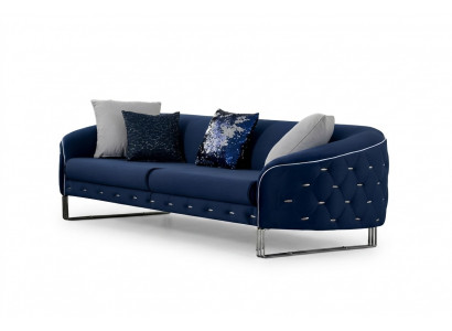 Designer Sofa 3 Sëtzer Chesterfield Couch Polster Sofas Design Blo