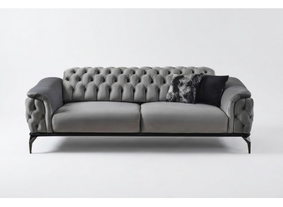 Designer Sofa 3 Plazen Chesterfield Couch Polstersalonen Design Gro Sëtzpolster