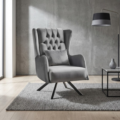 Fauteuil Polster Sëtz Designer Textil 1 Sëtzer Canapéë Polster Stil