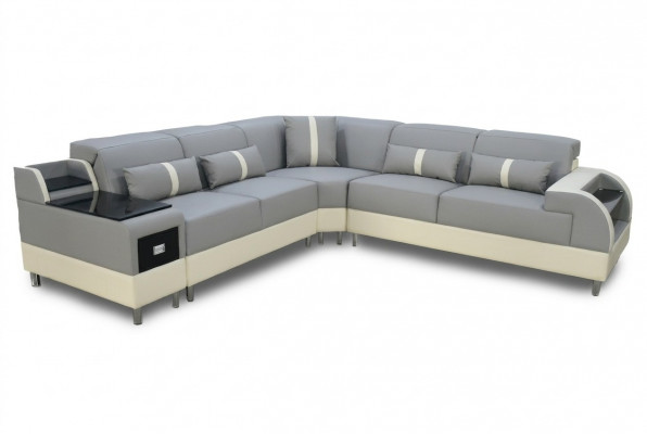 Ecksofa L-Form Sofa Canapé Design Polster Modern Eckgarnitur Gro.