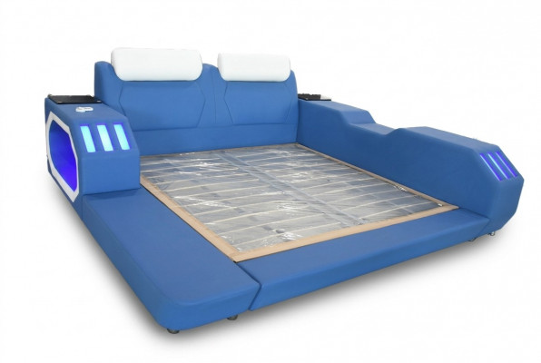 Multifunktioun Better Led Luxus Design Blo Bett Hotel Duebel 180x200