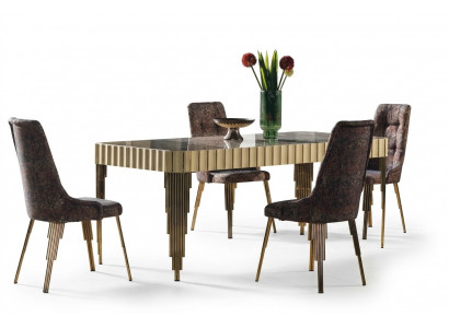 Modern Esstisch 4х Stühle Esszimmer Set Designer Garnitur 5tlg stil Tisch