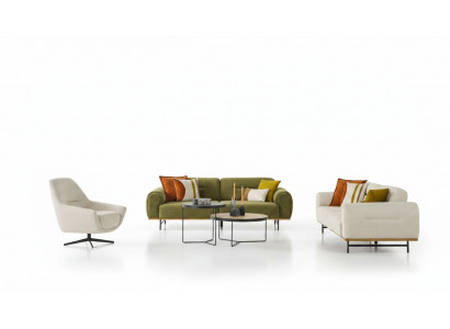 Design Wunnzëmmer Set 2-Stéck Luxus Miwwelen Béischte Faarf Modern Neiheet