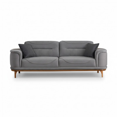 Modern Grouw Sofa Héichwäertegt Textil fir e Wonnerzëmmer Nei