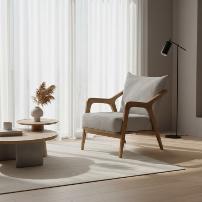 Sëtz Modernen Design Wunnzëmmer Miwwelen Helleg gro Faarf Luxus Stil