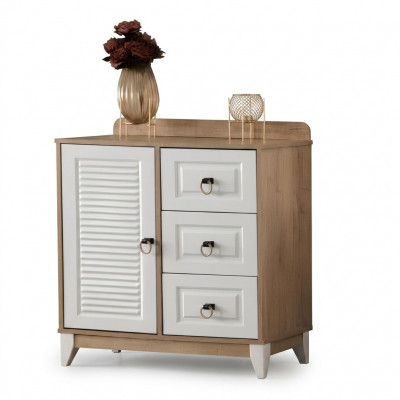 Perfekt Kand Kommode 94 cm luxuriéis Kandermöbel Hell Holz