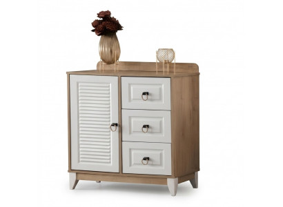 Perfekt Kand Kommode 94 cm luxuriéis Kandermöbel Hell Holz
