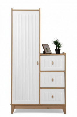 Luxuriéise Kleederschaf Wäisse Holzschaf Design Kannerzëmmer Neuheet