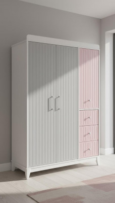 Stilvoll Kleederschaf Méifaarweg Holz Schaf Design Kannerzëmmer