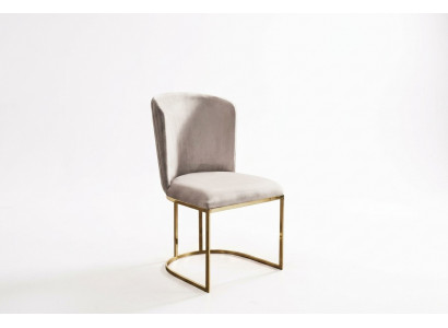 Stull Iesszëmmerstull Beige Kichenstull Lehnstull Luxus Modern Novelitéit