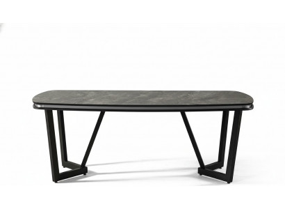 Iessdësch Iesszëmmer Holz Iessdëscher Dësch Stil Modern Schwaarz Design