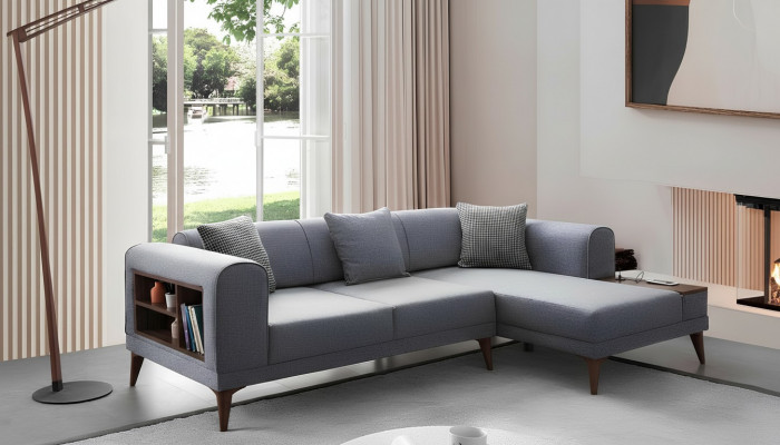 Graaft Stotzëmmer L-Form Sofa Polster Ecksofa Designer Stotzëmmer Couch