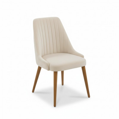 Wäissen Iesszëmmer 1er Stull Designer Kichenstull Modern Polstersäll