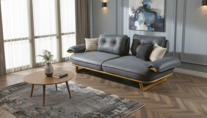 Exklusiven dräisëtzegen designer gro Sofa Polstersofa Miwwel fir d'Wunnzëmmer