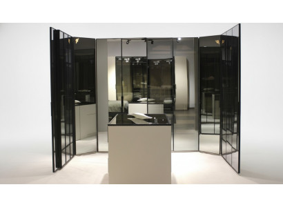 Exklusiven Glasschafschräin Schlofkummer Kleederschaf Designer Komodéiert.
