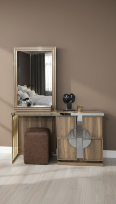 Stilvollt Schlofkummer Set Luxus Coiffeus mat Spigel Design nei