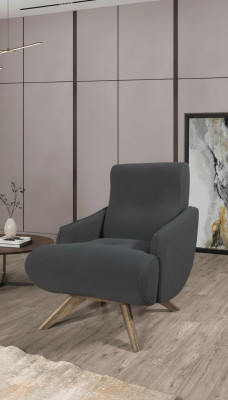 Groue Loungefautteuil Designer Eensitzer Polster Fautteuil Wunnzëmmer Miwwelen