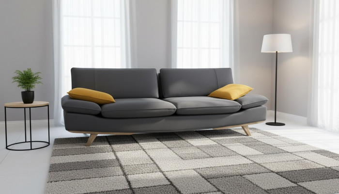 Stilvoll grësst Dreesezuch Sofa Modern Luxuriéis Wunnzëmmer Canapéën