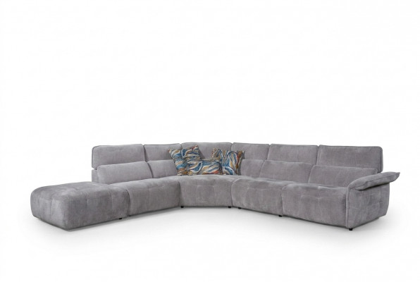 Stilvoll Gro Ecke Sofa L-Form Wunnzëmmer Designer Couch Luxus Sofen