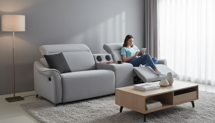 Groen Dekor Këssen Designer 3-Sëtzer Dräisëtzer Mat Museksanlag Modern