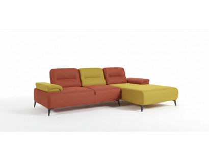 Zweefaarweg L-Form Ecksofa Designer Wunnzëmmer Sofa Modern Couchen
