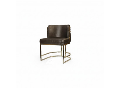 Luxus Still brong Faarf modern Miwwelen mat Metallsframe fir Iesszëmmer